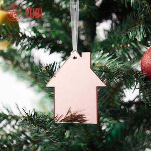 Ornamen Natal akrilik hadiah Natal 2025, hiasan Natal akrilik, perlengkapan dekorasi Natal - Product Image 5