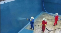 Materiales de construcción Nanorrevestimiento impermeable Membrana de poliurea Uso de pared líquida Aplicación de cepillo