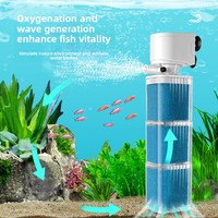 Filtre de bassin à poissons en plastique Jingye, purification de l'eau, circulation, filtration tout-en-un, aspiration puissante, élimination des déchets