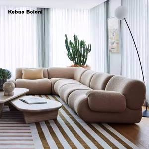 Sofá modular moderno de espuma seccional para decoración del hogar <span class=keywords><strong>muebles</strong></span> de esponja de rollo vacíos envasados al vacío para apartamentos y villas - Product Image 3
