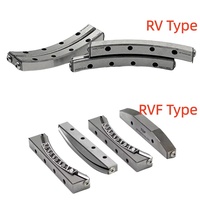 Guía de Rodillos Cruzados Curvos RV2040 RV2060 RV3070 RV3100, Riel Lineal de Rodillos de Arco Angular