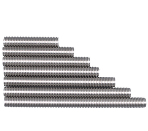 Batang Baja Tahan Karat 201 304 316 DIN975 Metrik M6-M20 Berulir Penuh dengan Mur dan Ring - Product Image 3