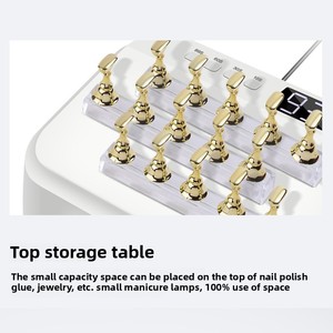 เครื่องอบเล็บมืออาชีพ 256W อบแห้งเร็ว สำหรับเจลยูวี อุปกรณ์ร้านทำเล็บ - Product Image 4