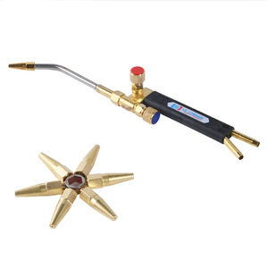 Antorcha de Corte de Cobre Estilo Japonés, 5mm de Espesor, Interruptor Único, Herramienta de Soldadura de Oxígeno, Acetileno y Propano - Product Image 3
