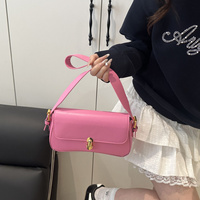 Großhandel Retro Damen PU-Leder Schultertasche Modische Crossbody-Handtasche mit Klappverschluss-Riemen für Alltag, Reisen und als Geschenk
