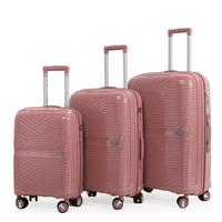 OMASKA Bolsas de Viaje de PP Personalizadas, Maletas de 20, 24 y 28 Pulgadas, Equipaje de Mano con Carro