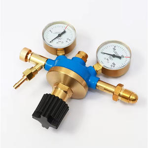 Regulador de Presión de Oxígeno y Acetileno GLOUR, Material Totalmente de Cobre, Estilo Europeo para Válvula Suiza, Alta Calidad - Product Image 1