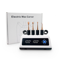 Cuchillo Eléctrico para Tallar Cera de Laboratorio Dental, Doble Punta y 7 Puntas de Cera para Tallar