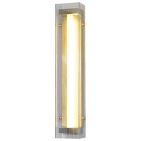 Applique murale extérieure LED minimaliste de luxe léger en acier inoxydable IP65 étanche pour jardin et devanture de magasin, nouveau style 2026