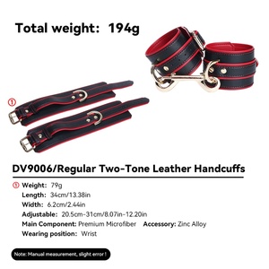 Behavioral Training Props Handcuffs <b>Leg</b> Irons Leather Bondage Fetish SM <b>Bed</b> Game Various Fun Couple Adult Sex Toys Wholesale - Product Image 5