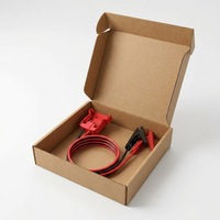 Cables de Arranque de Cobre Estañado 8AWG para Batería Milwaukee M18, Adaptador de Arranque de Emergencia para Automóvil con Pinzas de Cocodrilo