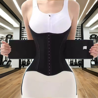 KSY Faja Reductora para Adultos con Soporte Lumbar en U, Postparto, Ajustable, Antideslizante, de Poliéster, Cinturón Abdominal Básico