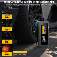 Démarreur de Voiture 4000A avec Chargeur de Batterie 24000mAh, Compresseur d'Air, Gonfleur de Pneus, Kit d'Urgence et Booster pour Camions
