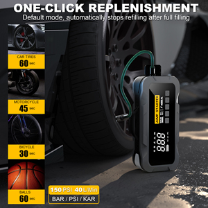 Bộ khởi động ô tô 4000A với bộ sạc pin 24000mAh, máy nén khí, bơm lốp, bộ dụng cụ khẩn cấp, bộ tăng áp cho xe tải - Product Image 3