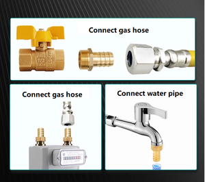 Hochleistungs-Messingschlauch-Barb-Anschluss-Verdickung gewinde adapter (G3/4-1 '') für Gas verteilung und Wüsten bau - Product Image 6