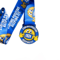 Médailles de marathon en métal fiables et de bonne qualité, conception personnalisée de course à pied, médaille vierge pour l'e-sport