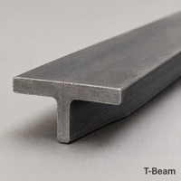 Poutre en T en acier au carbone laminé à chaud S235JR pour l'ingénierie et la construction