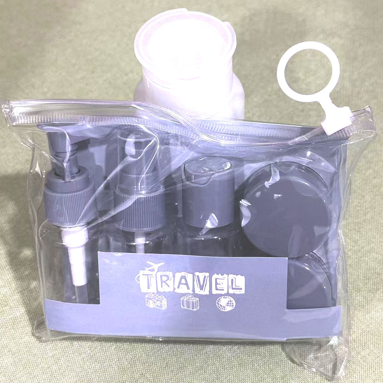 Gray 6 piece -  30ml; grey [6 piece set]; pet pp - 30ml