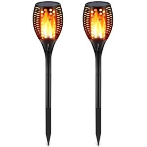 <span class=keywords><strong>Torche</strong></span> solaire à 51 Led avec lumière en forme de flamme vacillante, imperméable, éclairage d'extérieur, luminaire décoratif de paysage, idéal pour un <span class=keywords><strong>jardin</strong></span>, un sentier ou un <span class=keywords><strong>jardin</strong></span> - Product Image 3