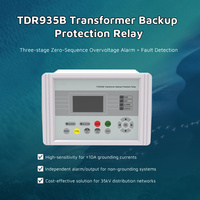 Relais de protection de mise à la terre à faible courant TDR935B avec protection contre les surtensions de séquence nulle pour moyennes et hautes tensions
