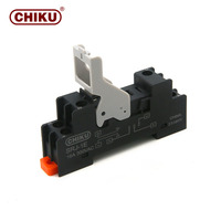 ARJ 2A 230V DIN Rail DPDT Relais Minuterie Relais de Puissance Bobine avec LED et Interrupteur de Test