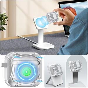 Soporte magnético Pro3 para Apple para <span class=keywords><strong>Airpods</strong></span> Nueva funda protectora de TPU Compatible con la funda para auriculares AirpodsPro2 - Product Image 2