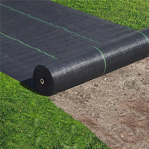 Toile de paillage noire en PP tissé, résistante aux UV, pour l'agriculture, protection contre l'herbe, couverture de sol pour jardin - Product Image 5