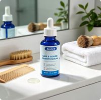 Haarwuchsserum mit Koffein, Biotin, Kupferpeptid gegen Haarausfall, Salonqualität, Individuelles Logo ODM