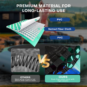 Trampolín Acuático Inflable 3M con Bomba Eléctrica y Escalera <span class=keywords><strong>de</strong></span> Cuerda - Product Image 6