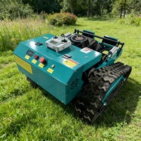 Livraison gratuite, tondeuse à gazon robotisée télécommandée à essence certifiée CE EPA, largeur de coupe de 550 mm, 125 cc