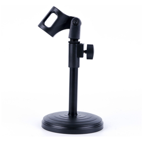 KINGGARD KD189-C0902 Microphone Holder Conference Karaoke Using Metal Bottom Adjustable Height <strong>Table</strong> Stand White <strong>Recording</strong> Live - Product Image 5