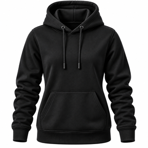 Sweat-shirt à capuche personnalisé pour femme, en molleton épais, pull à capuche, vêtements d'hiver, marque privée, fabrication OEM, fournisseur d'usine - Product Image 4