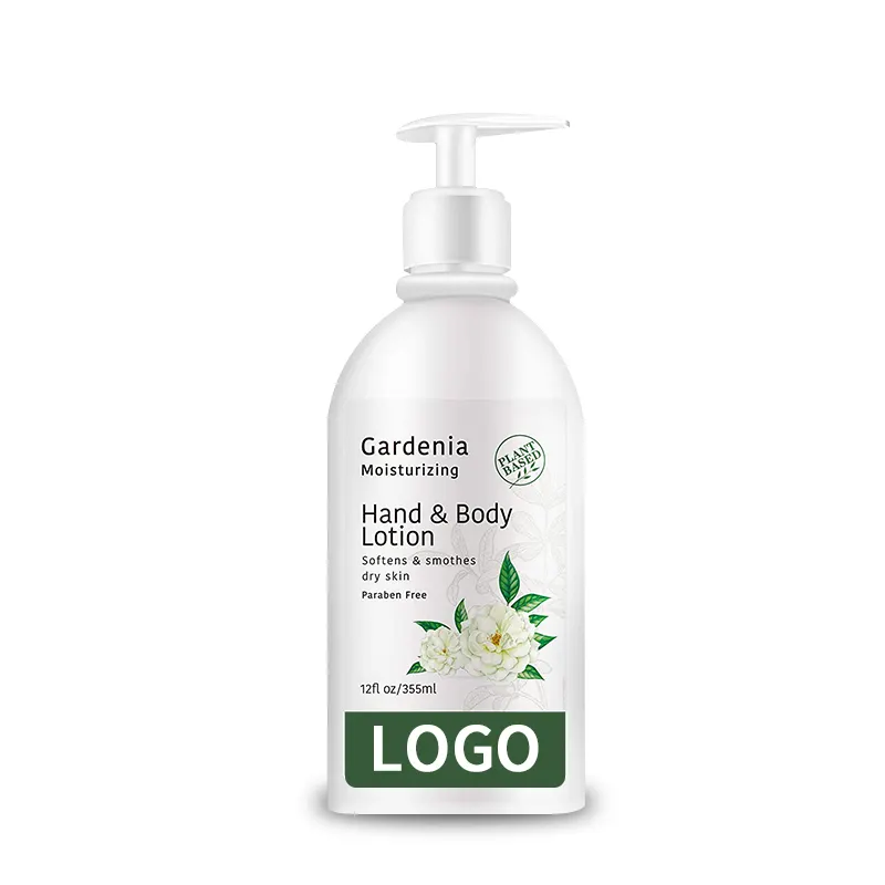 Custom Hand and Body Lotion for Dry Hand Moisturizing Gardenia Hand Softening Lotion Private Label