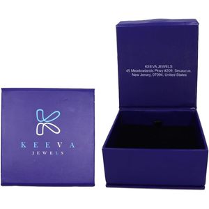 KEEVA JEWELS 950 Platinum 1.10 Carat F-G/VS Round Lab Grown Diamond Engagement <b>Ring</b> with Wedding <b>Band</b> Women's Size - Product Image 3