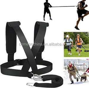 Harnais de traction personnalisé traîneau porteur de poids bandoulière Fitness résistance entraînement entraînement réglable rembourré bandoulière - Product Image 4