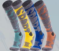 Pied chaud chasse Camping Sports de plein air laine chaussettes enfants chaud hiver alpinisme randonnée épaissi neige Ski chaussettes