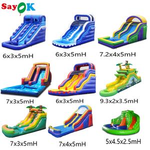 Toboggans gonflables commerciaux pour jardin, taille adulte géante, gonflable, pour <span class=keywords><strong>piscine</strong></span> - Product Image 3