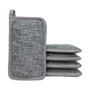 Paños de Limpieza de Alambre Plateado, Toallas Absorbentes para Platos, Estropajos de Acero, Paños de Doble Uso para Lavar Platos en Seco/Húmedo, Juego de Herramientas de Limpieza para Cocina - Product Image 5