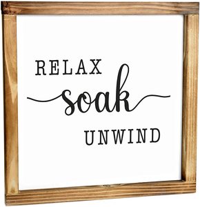 Bảng Mộc Mạc Bảng Báo Giá Khung Gỗ <span class=keywords><strong>12X12</strong></span> Inch Cho Phòng Tắm Gia Đình Bảng Treo Tường Nghệ Thuật - Product Image 2