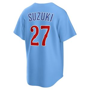 بيع بالجملة قميص بيسبول أمريكي من شيكاغو أزرق فاتح #4 كرو-أرمسترونج #7 دانسبى سويانسون جيرسي - Product Image 5