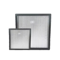 Nouveau filtre HEPA à plis profonds haute efficacité 99,95 % pour purificateur d'air, média en fibre de verre, systèmes CVC, dimensions personnalisables