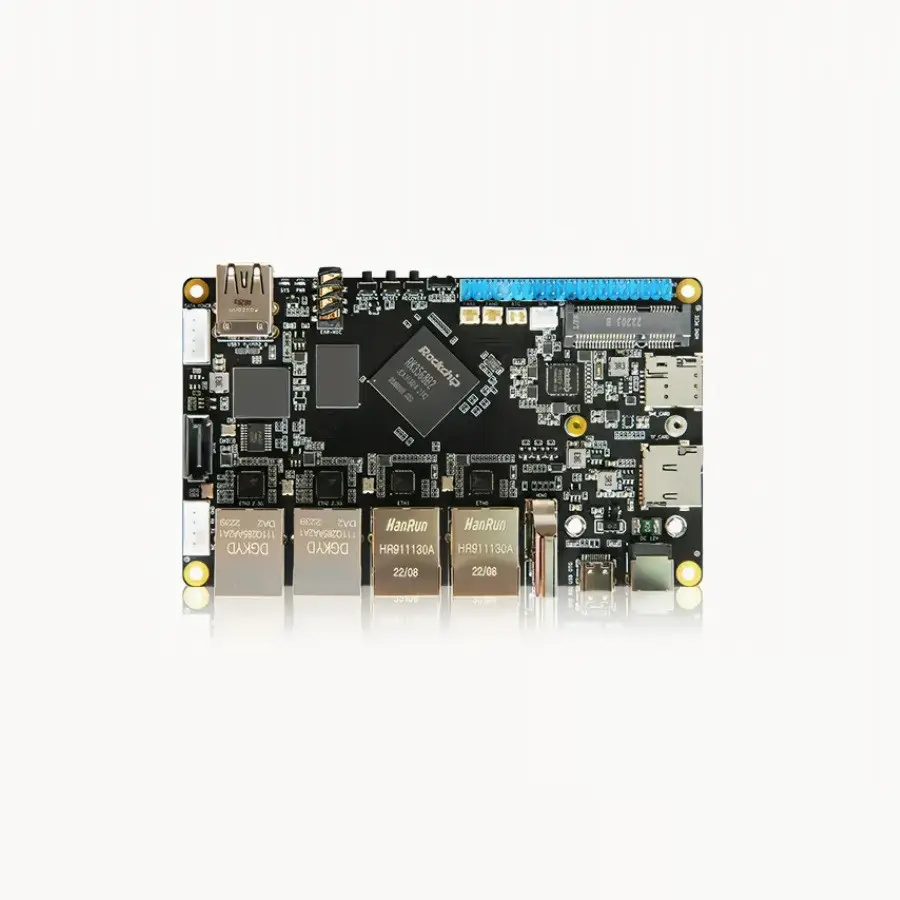 RK3568 ذراع كمبيوتر SBC لوحة واحدة Rockchip SBC لوحة تطوير لينكس/أندرويد تشبه التوت pi صفر 2 w