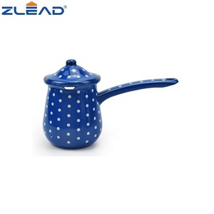 Vendita calda caffettiera turca smaltata con punti elegante Set da tè e caffè - Product Image 4