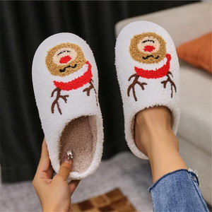 2024 New Arrival Christmas Winter Cotton Home <strong>Slippers</strong> Santa <strong>Xmas</strong> Tree Pattern Cozy Plush Indoor <strong>Slipper</strong> - Product Image 6