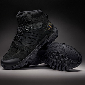 Chaussures de randonnée légères montantes directes d'usine pour hommes chaussures de sport d'escalade en plein air antidérapantes avec bout rond pour l'hiver - Product Image 2