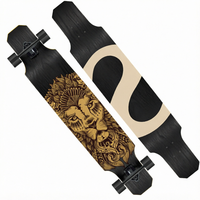 Longboard complet de 47 pouces à 9 couches en érable canadien, modèle Lion, pour débutants adultes