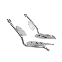 Barre de protection latérale de moto en alliage d'aluminium XMAX300, en acier inoxydable noir argenté, durable, pour moteur