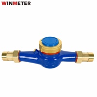 Compteur de débit multi-jets à cadran sec DN32 pour le Moyen-Orient, en fonte R160, IP68, réglage externe, pour systèmes d'eau complexes, certifié CE, avec logo personnalisé