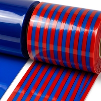 Rideau à lanières en PVC sur mesure, à nervures, bleu, rouge, transparent, pour entrepôt frigorifique, congélateur, anti-insectes LANGFANG WANMAO