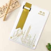 Carnet de notes professionnel A5/A4 en cuir relié personnalisé avec fil, coffret cadeau promotionnel